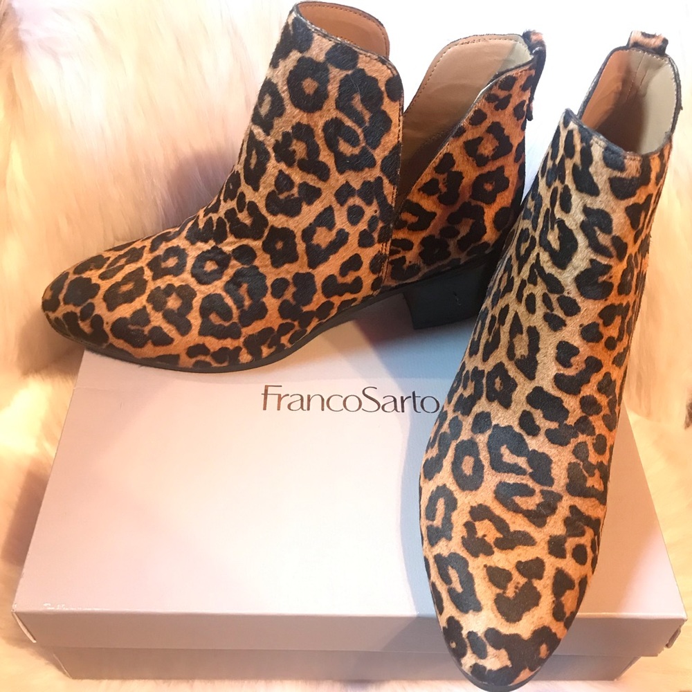 Franco Sarto Reeve 2 Leopard Booties